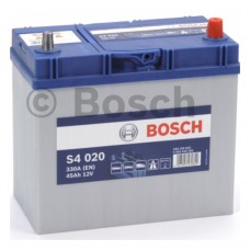 Bosch S4 020 (545 155 033)  (ТОНКИЕ КЛЕММЫ) ASIA (45Ач)